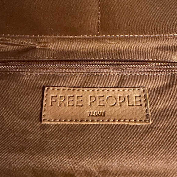 Free People Distressed Vegan Wallet Brown Boho - Picture 6 of 8